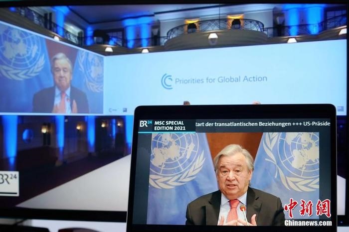 資料圖：聯(lián)合國秘書長古特雷斯。
<a target='_blank' href='http://www.chinanews.com/'>中新社</a>記者 彭大偉 攝