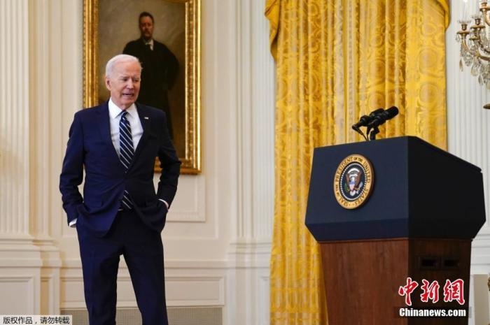 資料圖：美國(guó)總統(tǒng)拜登。