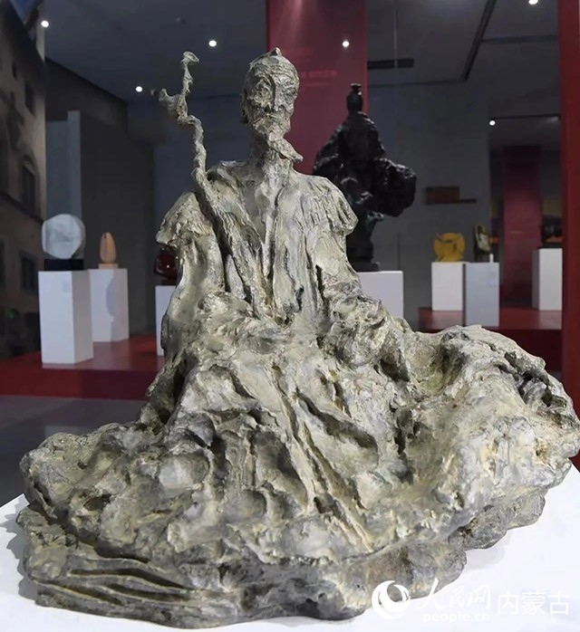 吳為山作品《莊子》。王劭凱攝