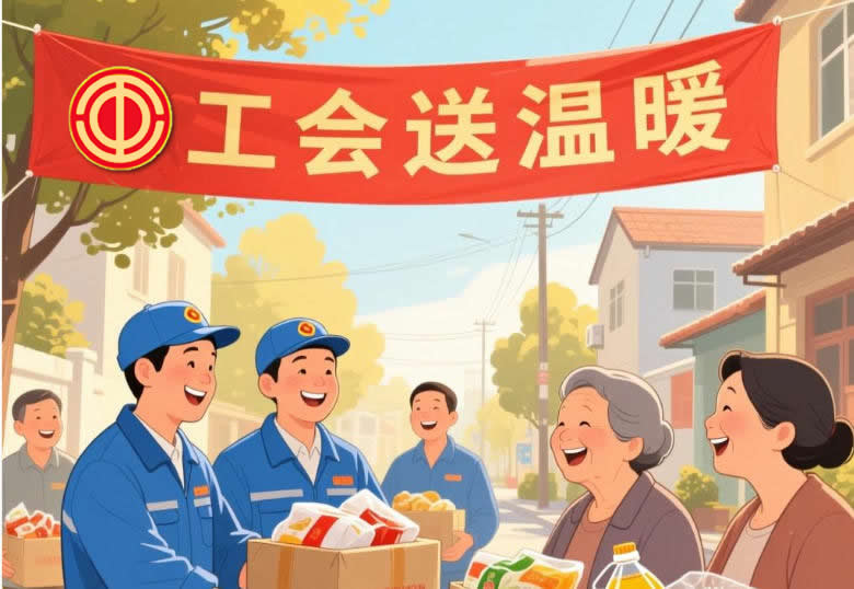 全國總工會慰問組深入內(nèi)蒙古送溫暖