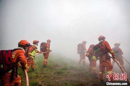演練現(xiàn)場(chǎng)。瀘州消防供圖