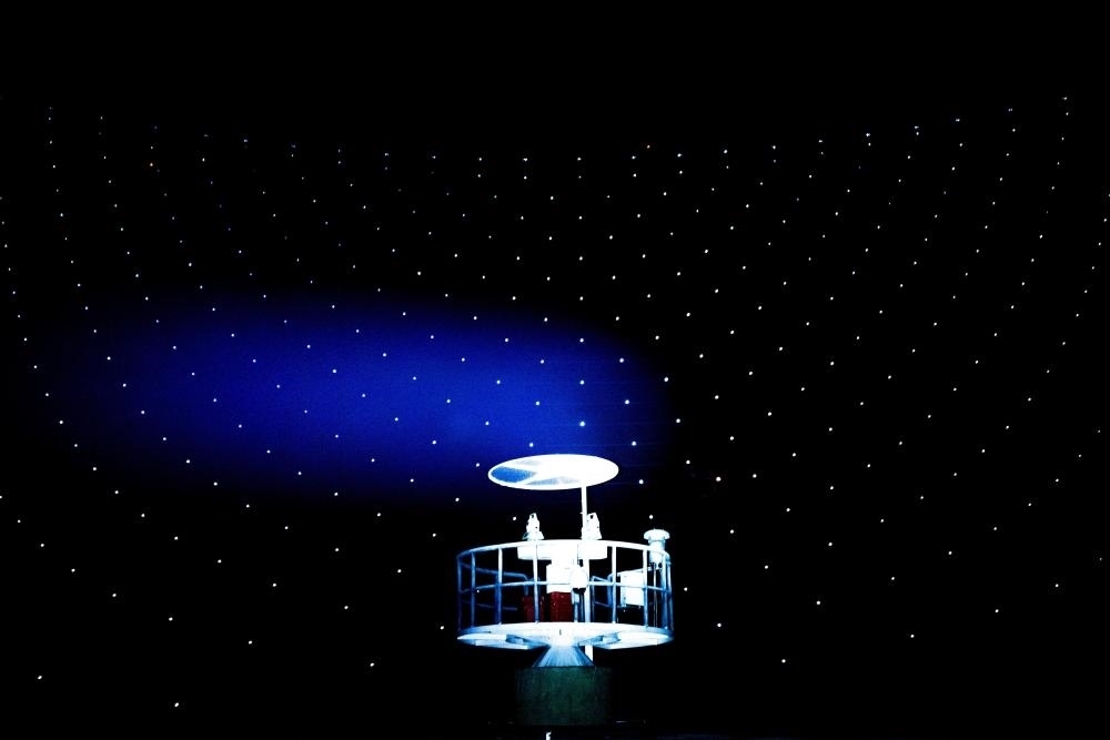 2021年3月29日拍攝的“中國天眼”測量基墩（維護保養(yǎng)期間拍攝）。新華社記者 歐東衢 攝