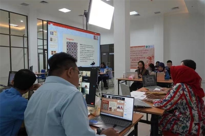 活動(dòng)現(xiàn)場。供圖：印尼三一一大學(xué)孔子學(xué)院