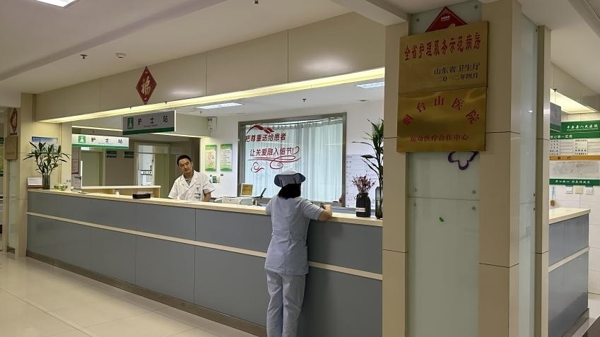 平原縣第一人民醫(yī)院住院部脊柱關節(jié)外科、手足外科病區(qū)。人民網(wǎng) 喬姝攝