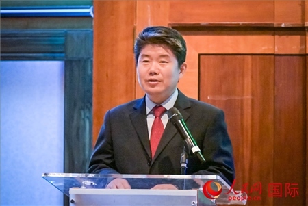 李立言致辭。人民網(wǎng) 郭錦標(biāo)攝