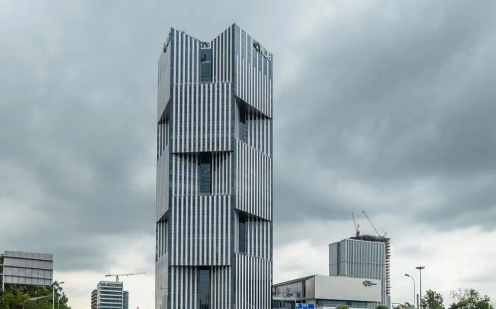 上海浦東新區(qū)，金磚國(guó)家新開(kāi)發(fā)銀行總部大樓。