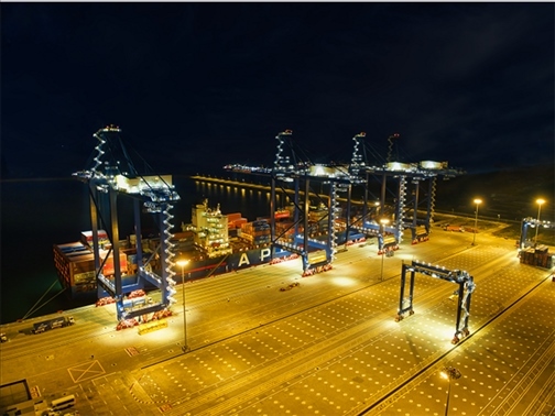 萊基港實行7×24小時裝卸作業(yè)機(jī)制。受訪者供圖