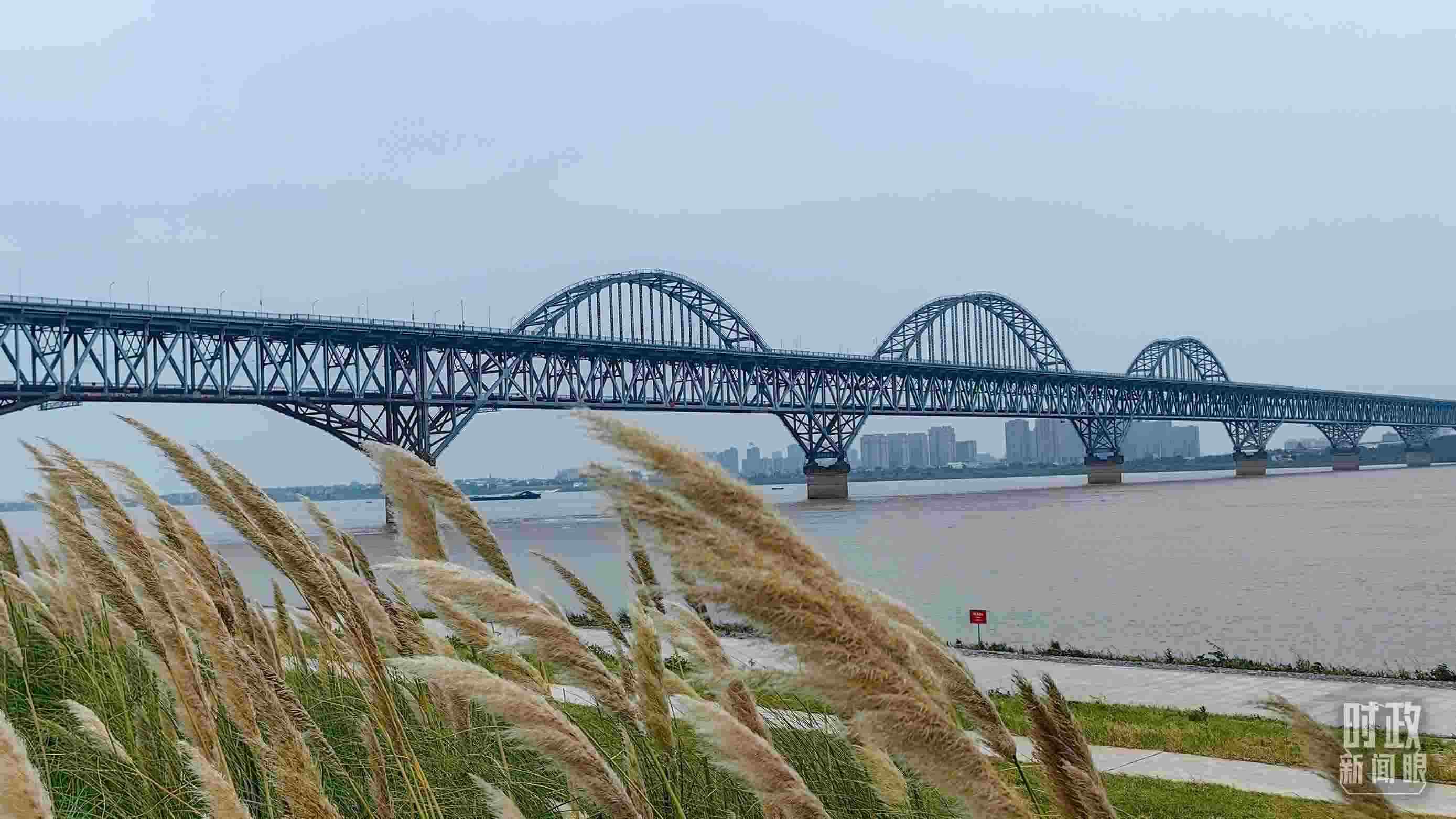 △長江國家文化公園九江城區(qū)段。（總臺央視記者段德文拍攝）