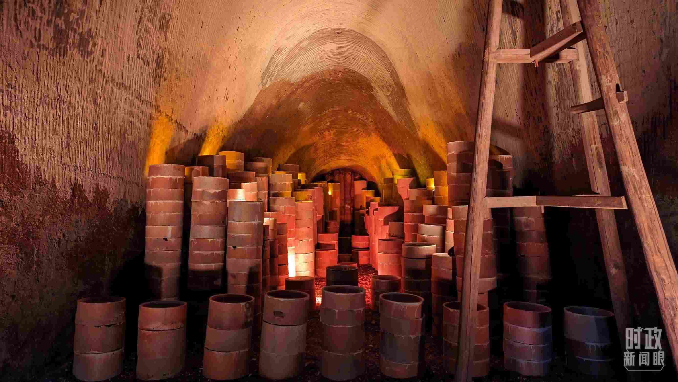 △當?shù)噩F(xiàn)存最大的柴窯——徐家窯。（總臺央視記者朱超拍攝）