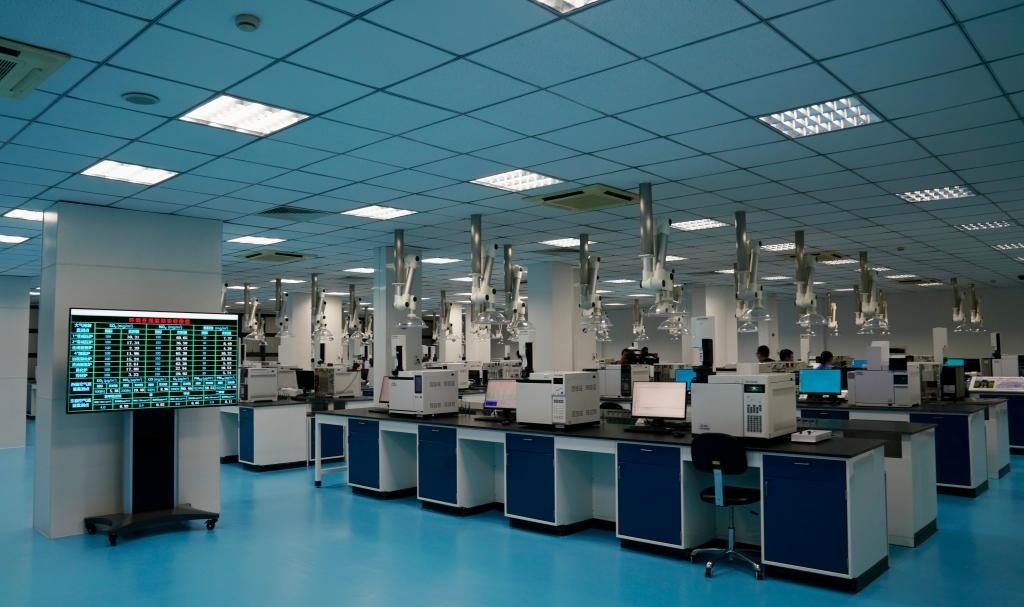 近日拍攝的公司檢驗計量中心。新華社記者 胡晨歡 攝