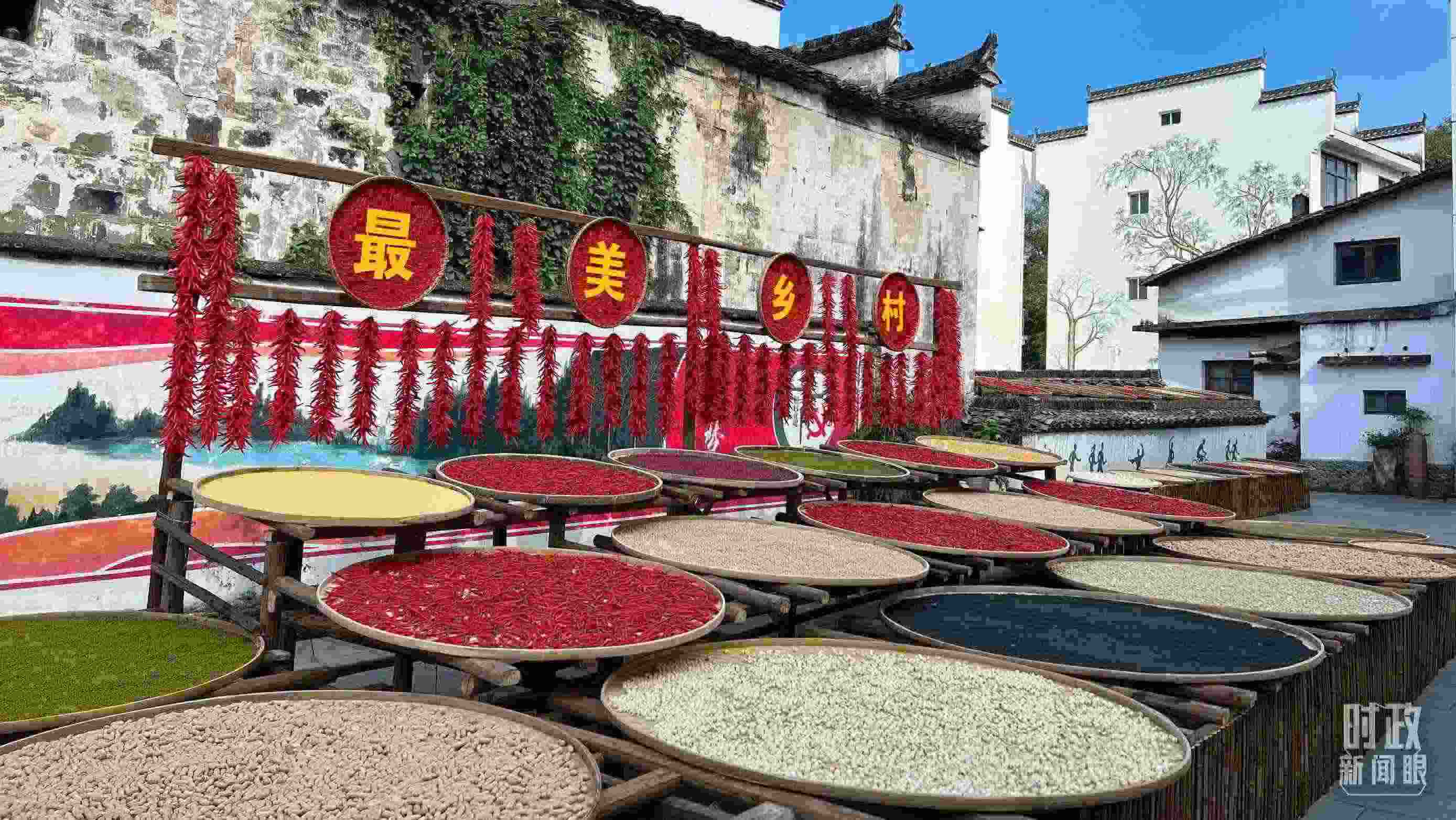 △婺源縣秋口鎮(zhèn)王村石門自然村。（總臺央視記者程鋮拍攝）