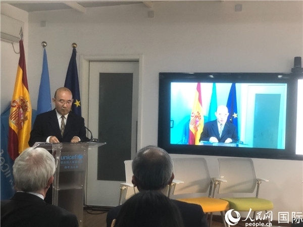 生態(tài)環(huán)境部應(yīng)對(duì)氣候變化司一級(jí)巡視員孫楨在研討會(huì)上致辭。 人民網(wǎng)記者 趙健攝