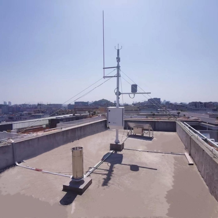 龍華區(qū)社區(qū)多要素自動氣象觀測站。龍華區(qū)應(yīng)急管理局供圖