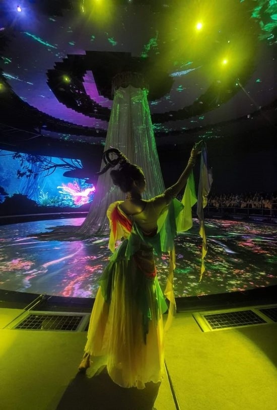 《天釀》演出場景。本報記者常雯宜攝