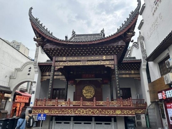 10月25日，長沙太平老街一角。（本報(bào)記者 劉書文攝）