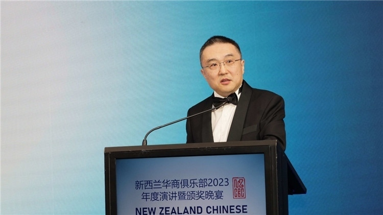 中國(guó)駐新西蘭大使王小龍。攝影：張凱