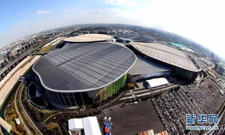 中國(guó)國(guó)際進(jìn)口博覽會(huì)舉辦場(chǎng)地——國(guó)家會(huì)展中心（上海）。新華社記者 凡軍 攝