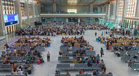 大量旅客乘坐中老鐵路出行。主辦方供圖