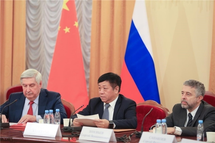 張漢暉大使致辭。駐俄羅斯使館供圖