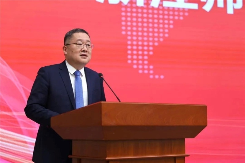 浙江師范大學黨委書記鄭孟狀致辭。主辦方供圖