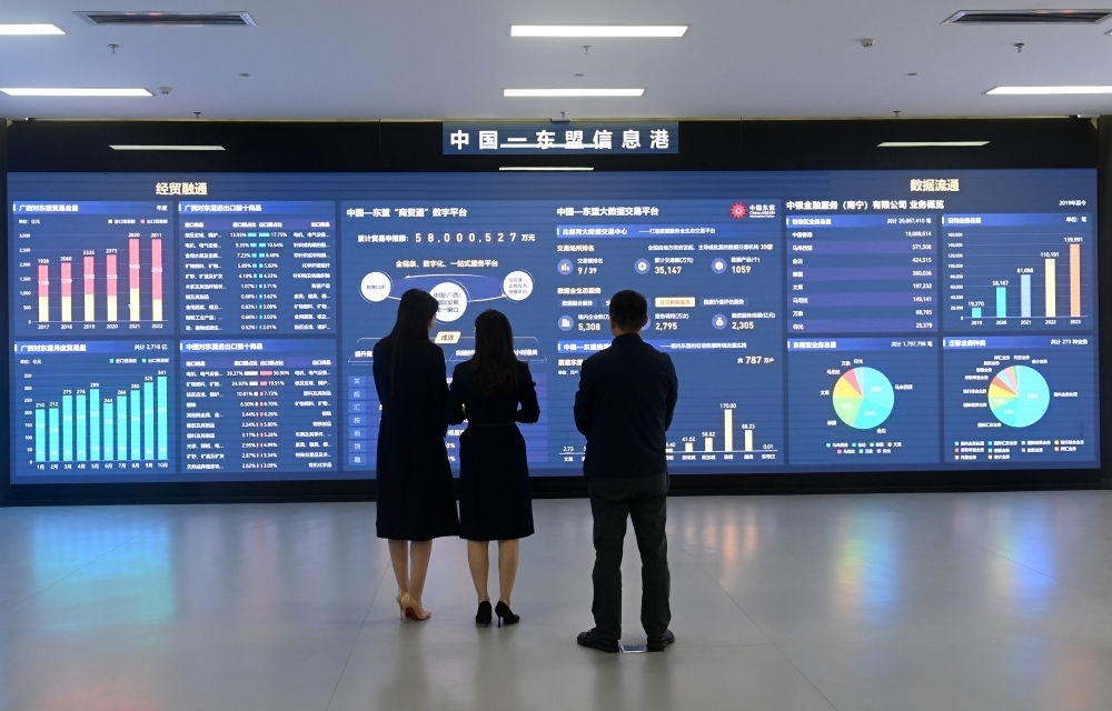 中國—東盟信息港股份有限公司展廳。