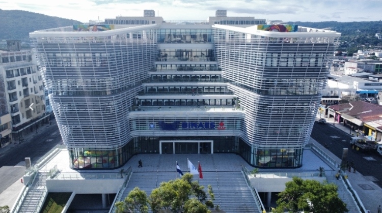 圖為中國援建薩爾瓦多國家圖書館實(shí)景。 圖片由中國援薩爾瓦多國家圖書館項(xiàng)目施工技術(shù)組提供