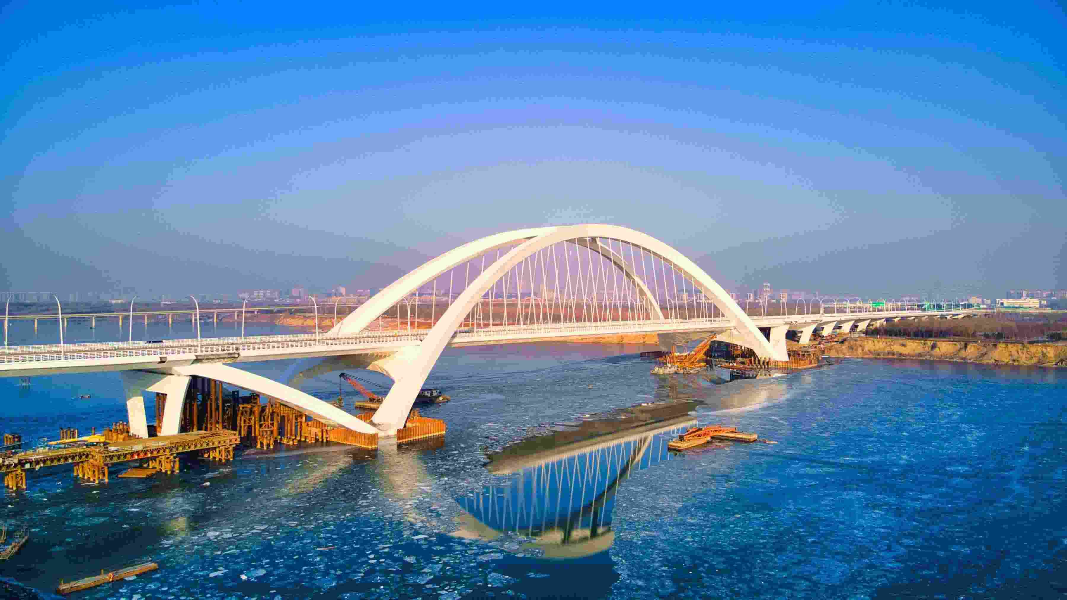 開(kāi)通后的京雄大橋。受訪方供圖