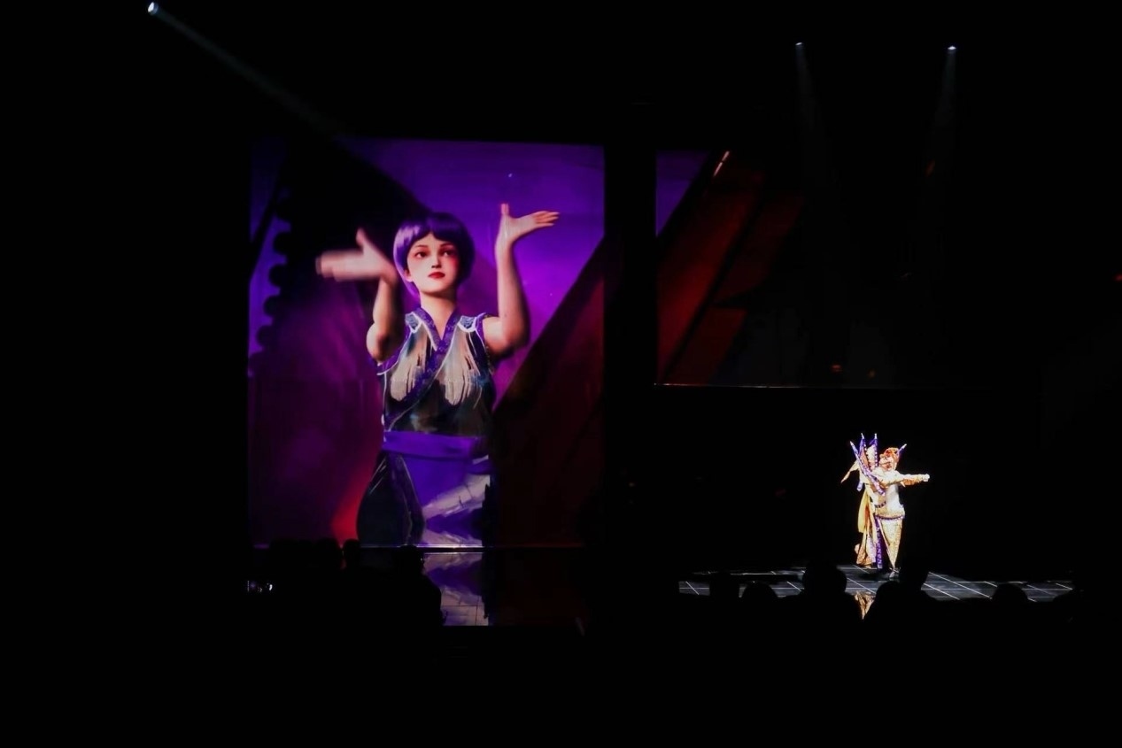 跨次元表演《新定軍山》。主辦方供圖