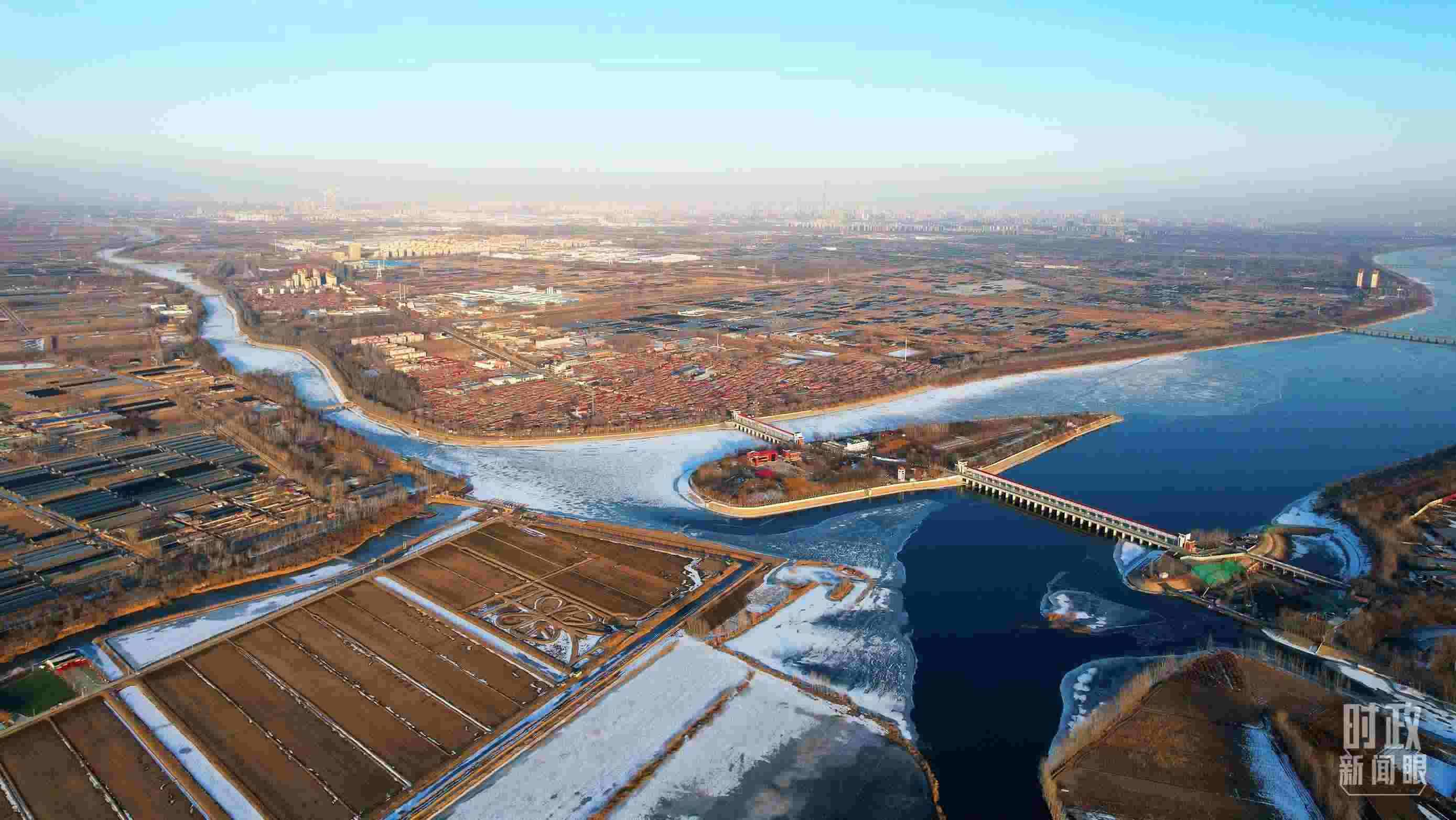 △俯瞰第六埠村。（總臺央視記者范凱拍攝）