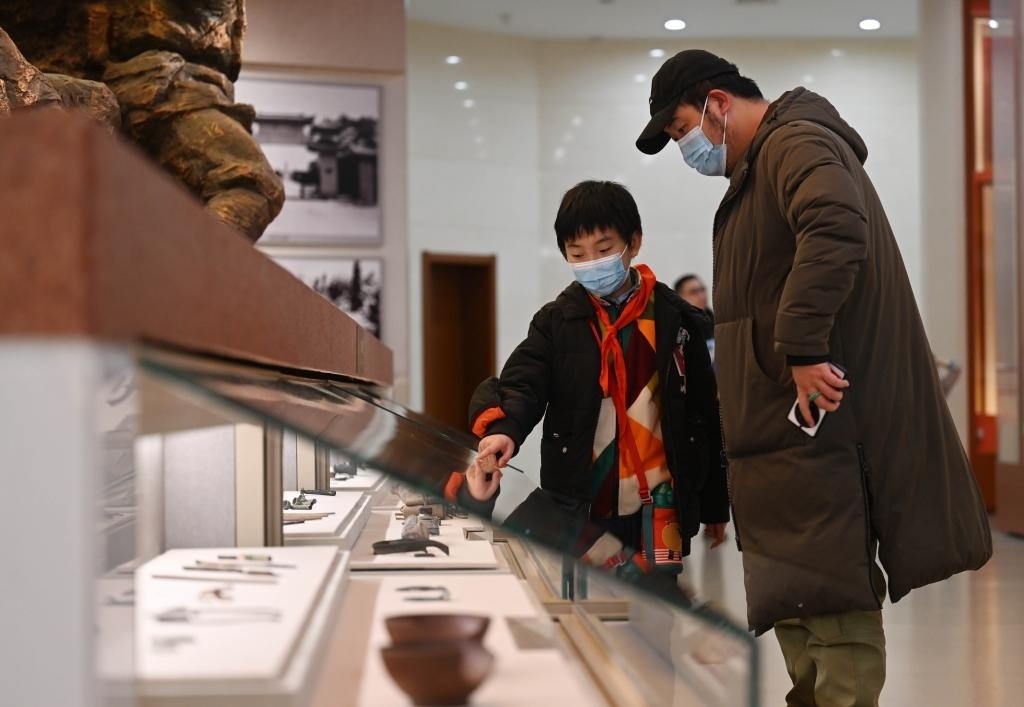 2024年1月29日，市民在平津戰(zhàn)役紀(jì)念館參觀。