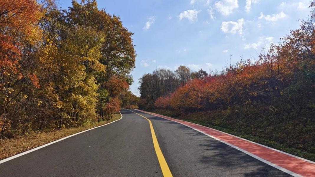 九臺(tái)區(qū)圍繞紅色文化、冰雪資源、特色民宿，進(jìn)一步完善道路功能。九臺(tái)區(qū)委宣傳部供圖