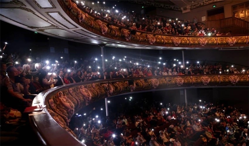 2024年“四海同春”慰僑訪演團(tuán)亞太團(tuán)新西蘭惠靈頓演出現(xiàn)場。圖片由陸欣讌、孟韜、葉勇提供