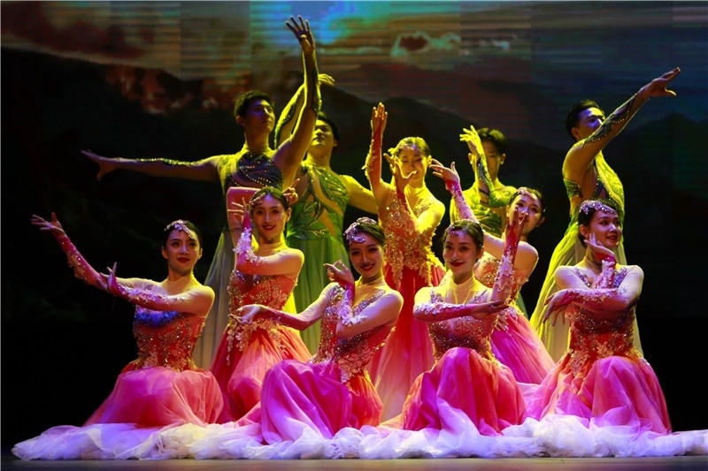 2024年“四海同春”慰僑訪演團(tuán)亞太團(tuán)新西蘭惠靈頓演出現(xiàn)場。圖片由陸欣讌、孟韜、葉勇提供