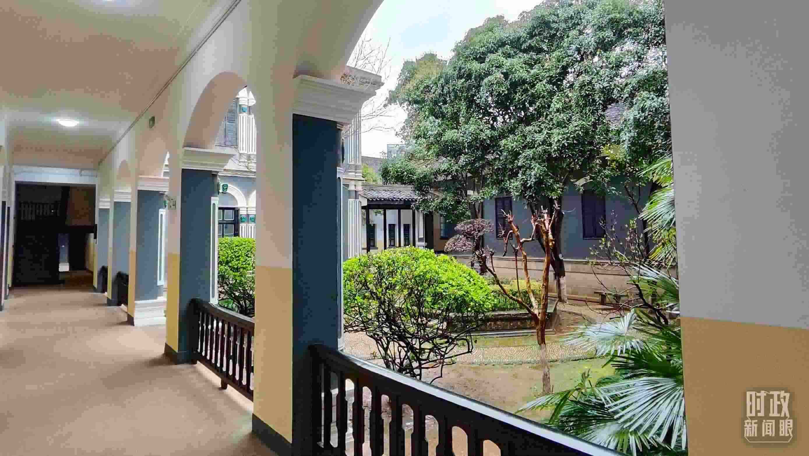 △湖南第一師范學院（城南書院校區(qū)）。（總臺央視記者覃思、郭曉龍拍攝）