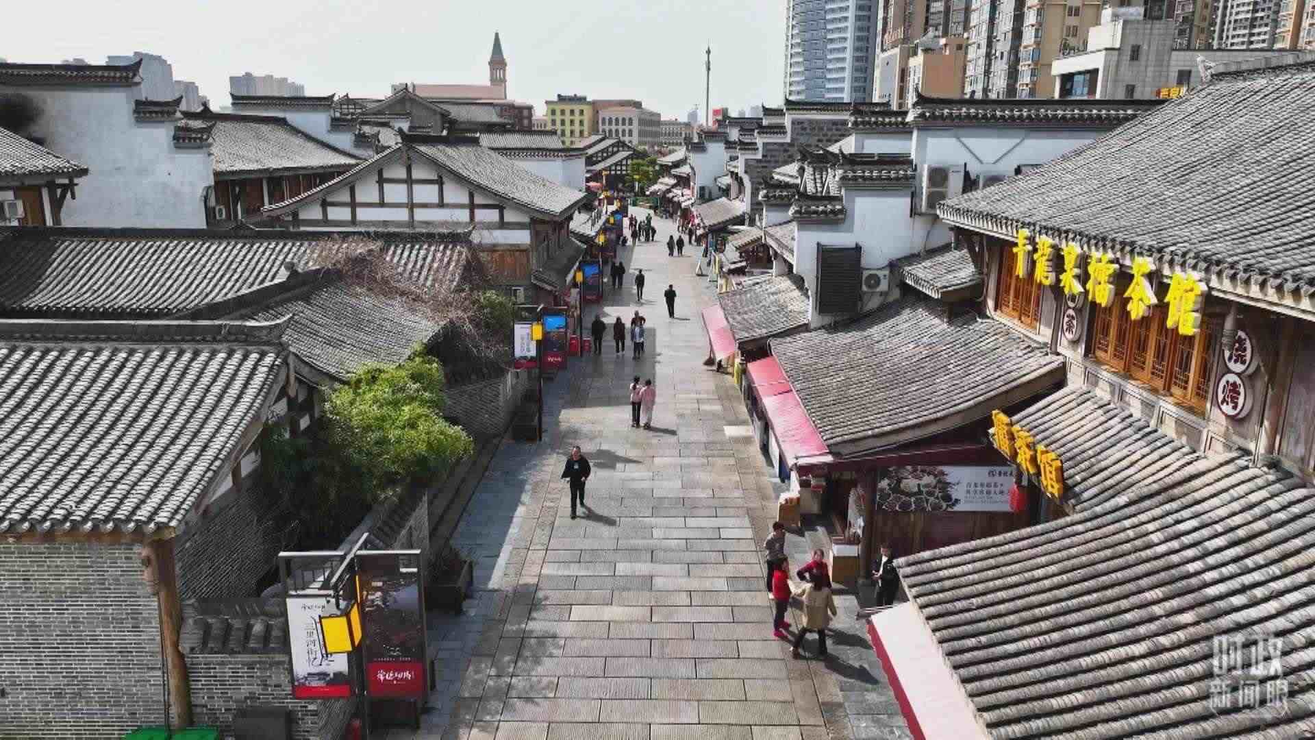 △常德河街。（總臺記者姚鵬、溫盛強拍攝）