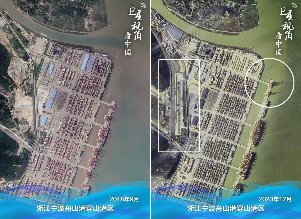 浙江寧波舟山港穿山港區(qū)新建1個泊位及鐵路穿山港站。