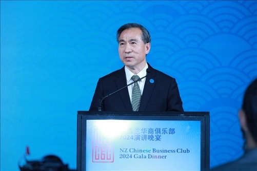 中國貿(mào)促會(huì)任鴻斌會(huì)長。主辦方供圖