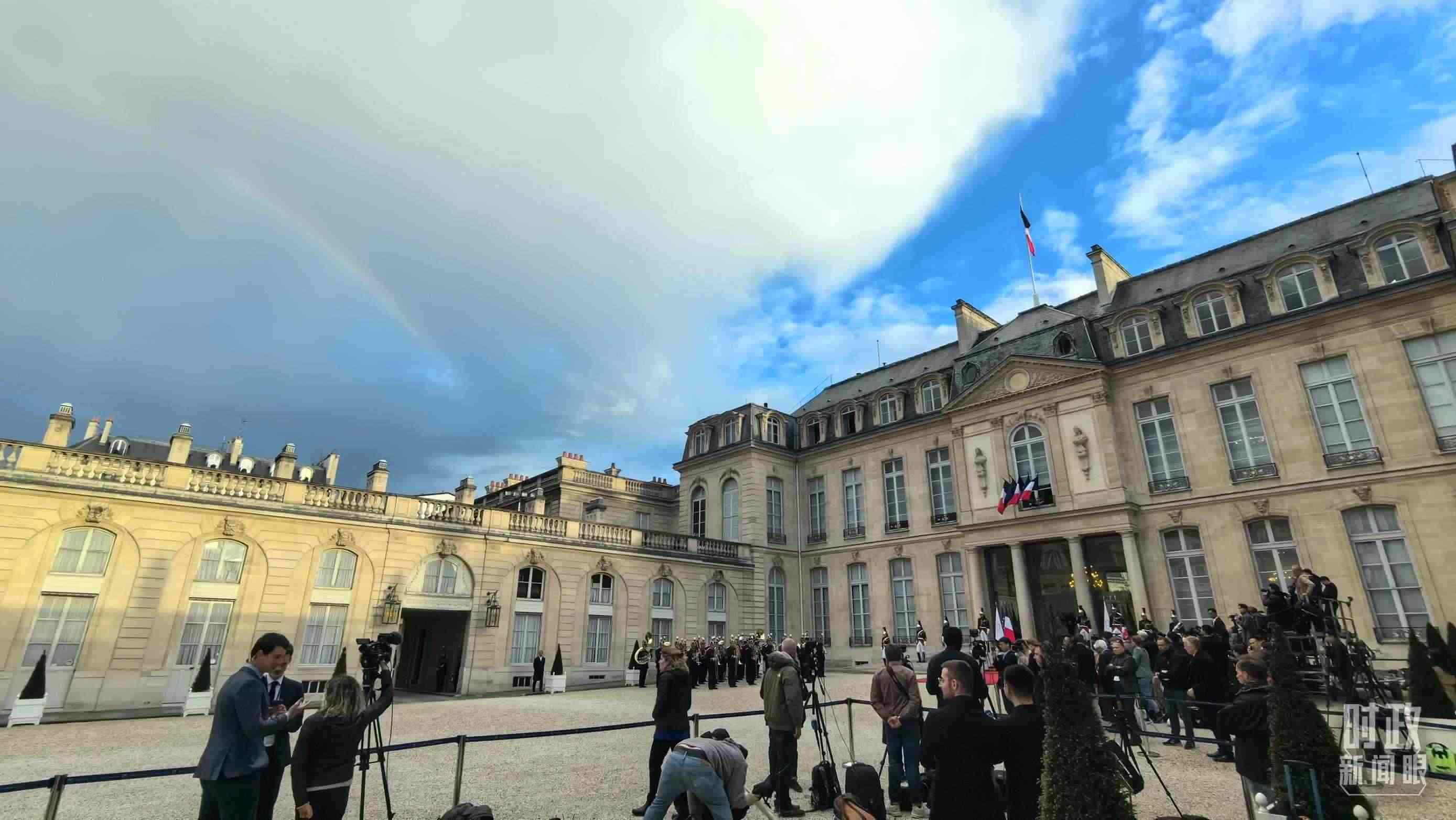 △愛麗舍宮。（總臺央視記者馬超拍攝）