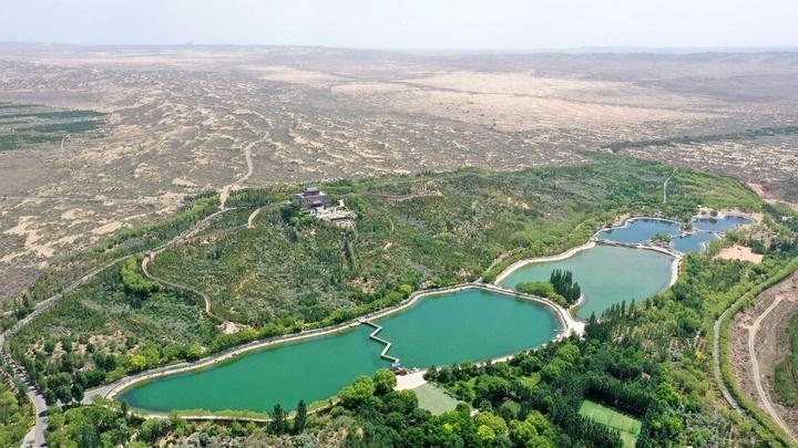 △2023年6月7日，寧夏靈武市白芨灘國家級自然保護區(qū)。