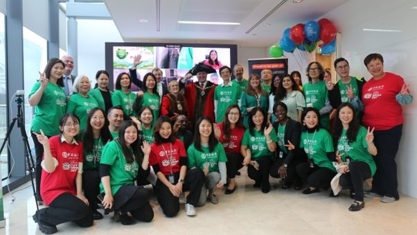 中國(guó)銀行倫敦分行參與倫敦金融城慈善日活動(dòng)。資料圖片