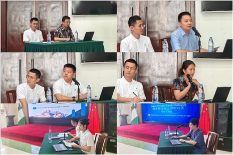 青年外交官們介紹了中國有關(guān)外交政策、對非對尼政策、等情況，并就學(xué)生們關(guān)心的問題解答。駐拉各斯總領(lǐng)館供圖