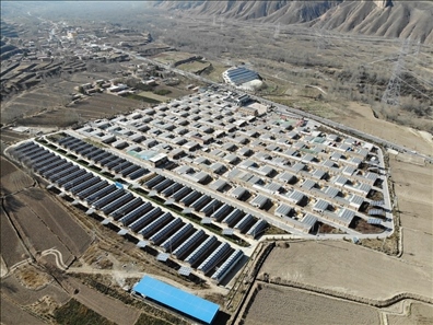 這是2020年11月6日拍攝的班彥新村全貌（無人機照片）。新華社記者 戴天放 攝