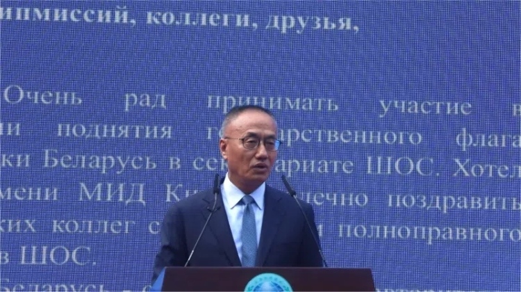 外交部副部長(zhǎng)陳曉東出席活動(dòng)并致辭。主辦方供圖