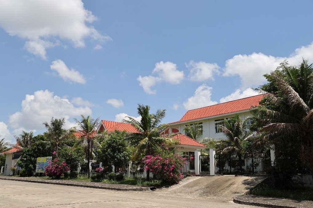 西哈努克省中柬友誼理工學(xué)院。西港特區(qū)公司供圖