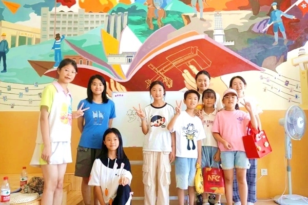 同濟大學(xué)師生暑期支教。校方供圖