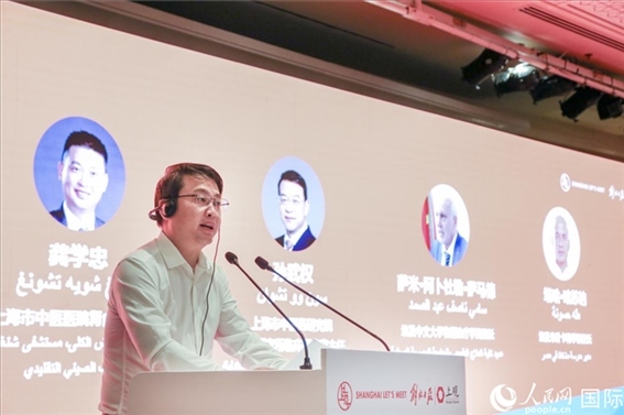 龔學(xué)忠在發(fā)言中。人民網(wǎng)記者 黃培昭攝