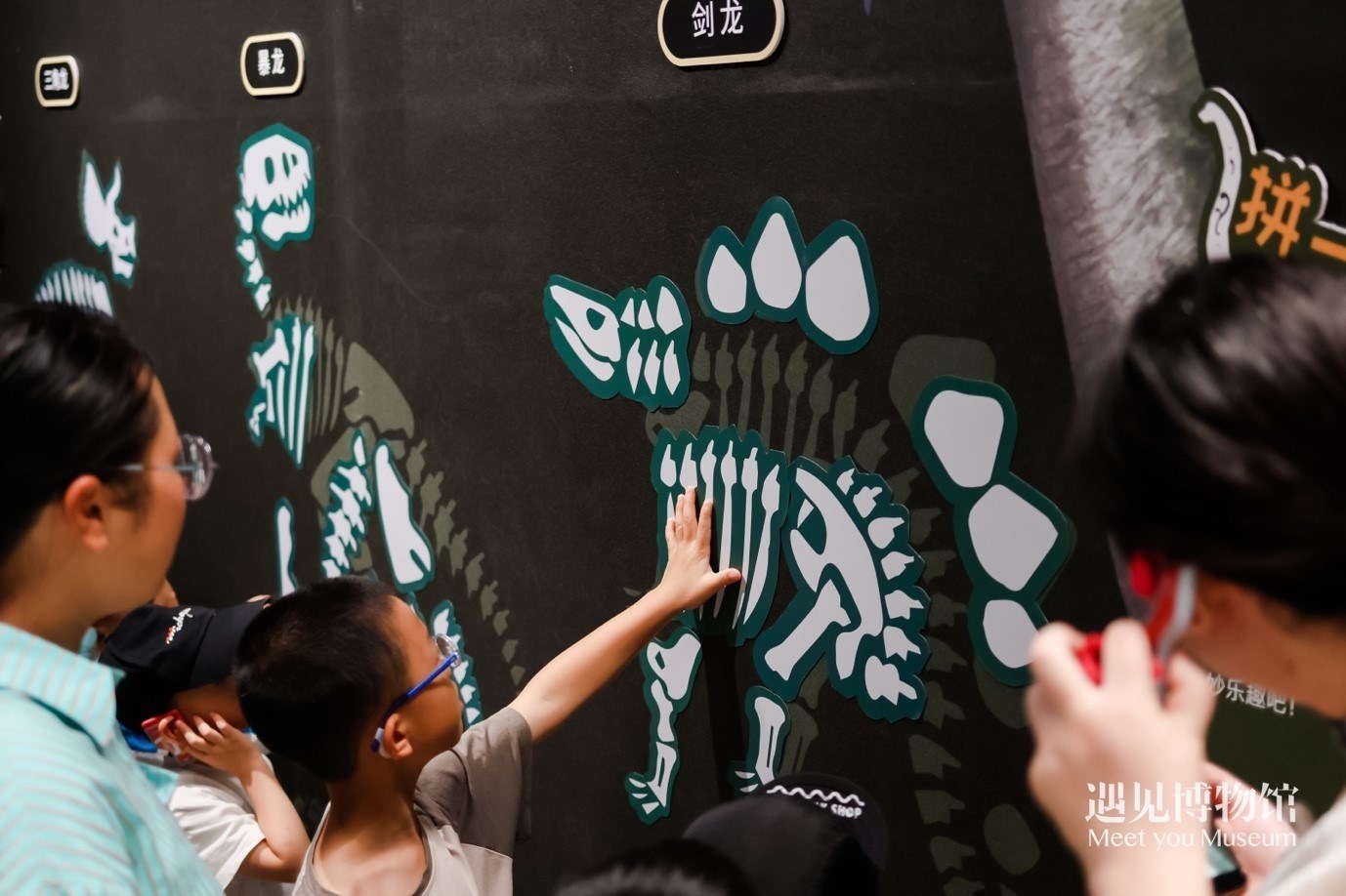 5. “2億年的地球記憶——恐龍化石特展”互動(dòng)區(qū)域。遇見(jiàn)博物館供圖