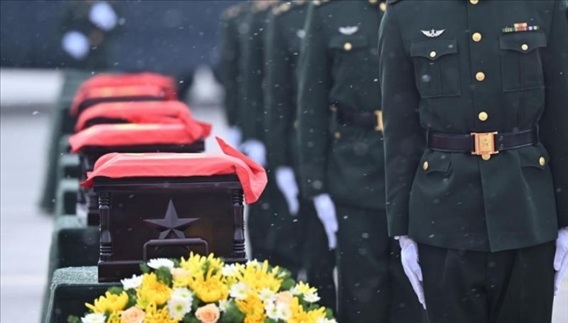 2023年11月，第十批在韓中國(guó)人民志愿軍烈士遺骸回到祖國(guó)