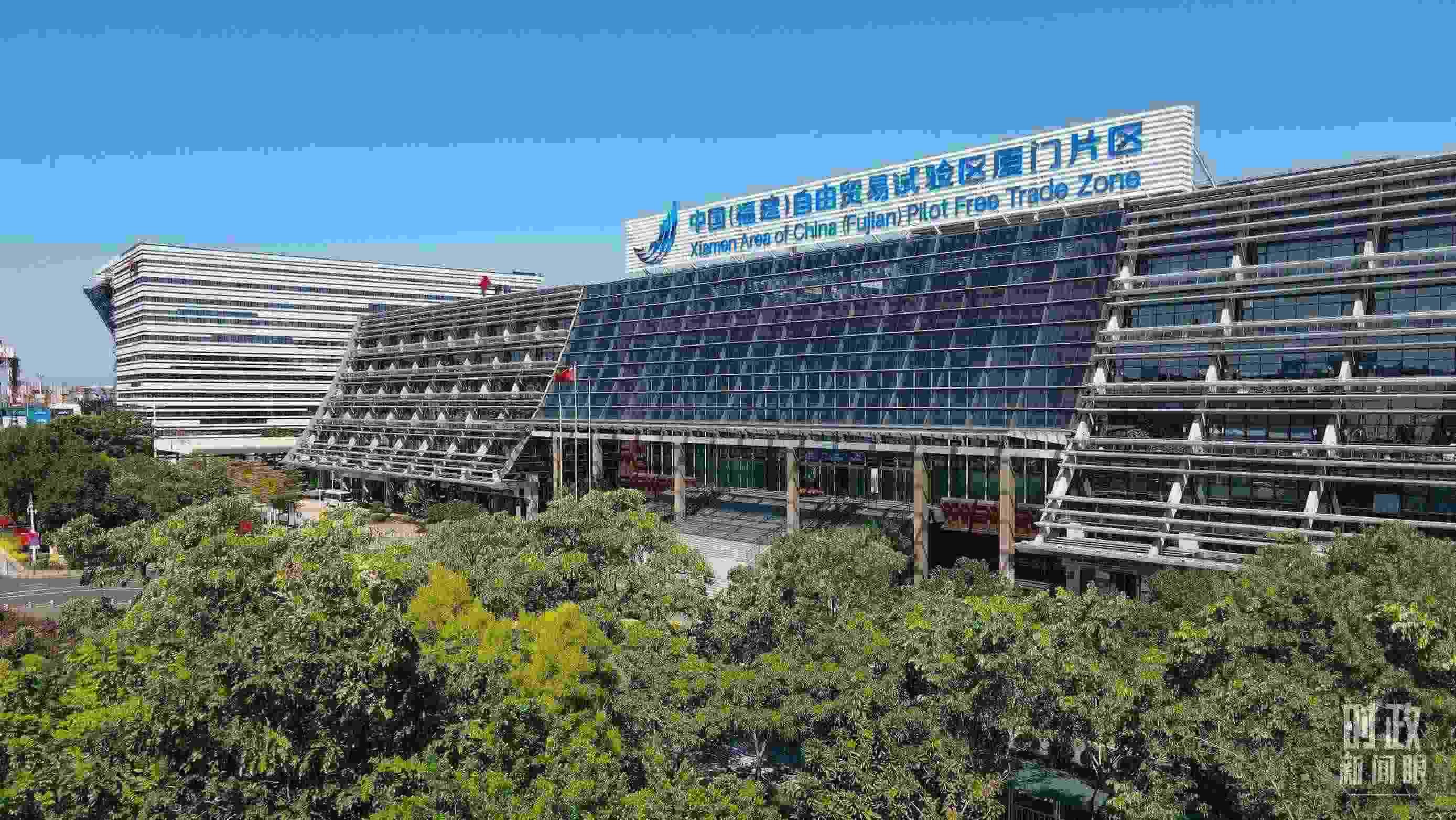 △中國（福建）自由貿(mào)易試驗區(qū)廈門片區(qū)。（總臺記者鄭皓拍攝）