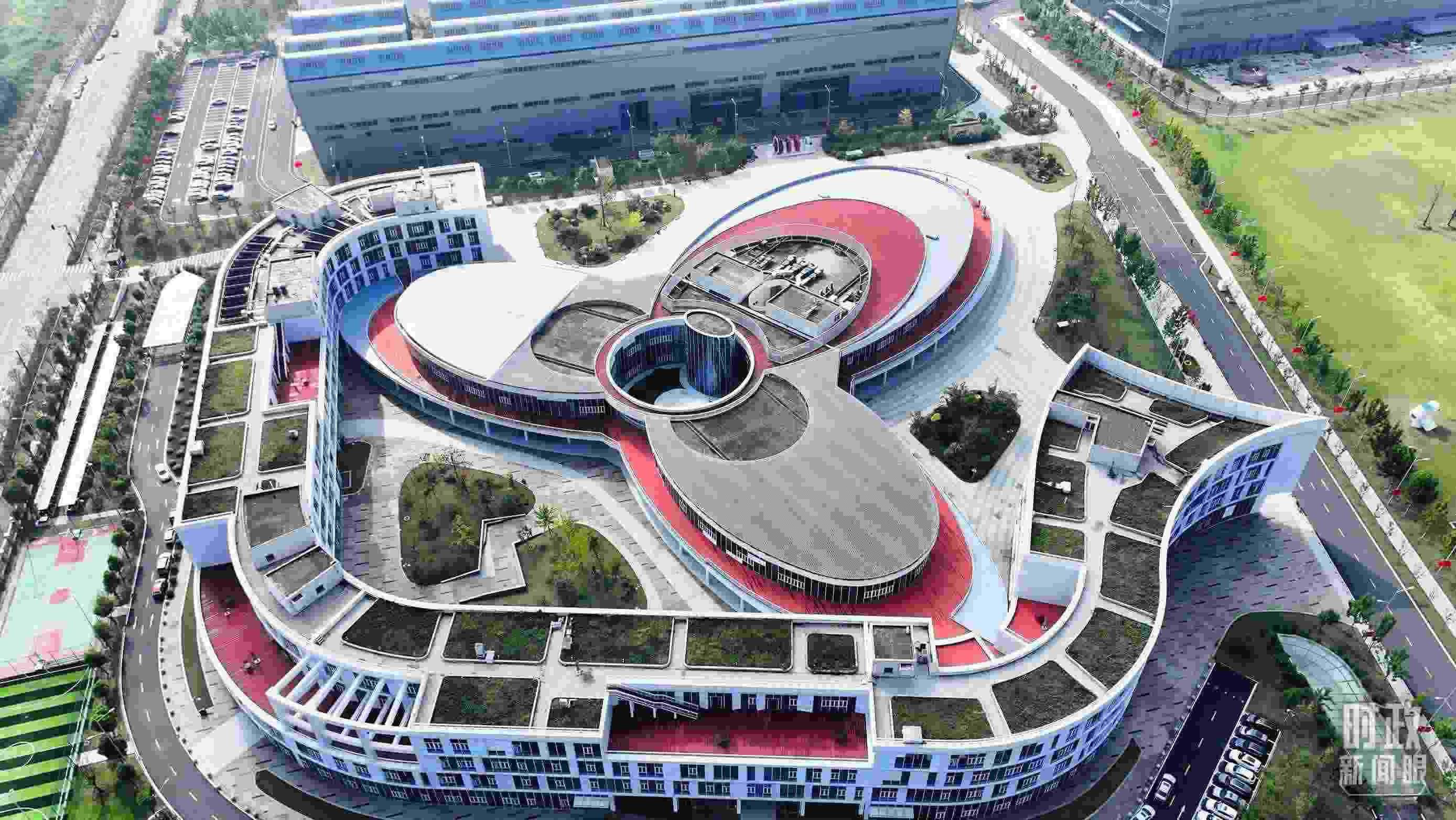 △位于合肥未來大科學(xué)城的聚變堆主機關(guān)鍵系統(tǒng)綜合研究設(shè)施園區(qū)。（總臺記者陳志猛拍攝）